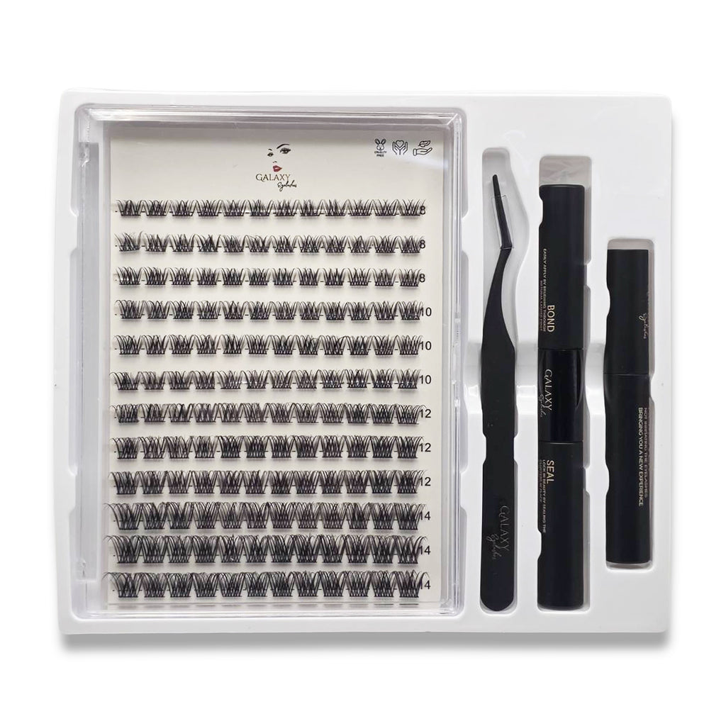 Galaxy Lash Clusters – Wispy Glam Volume (W-7)