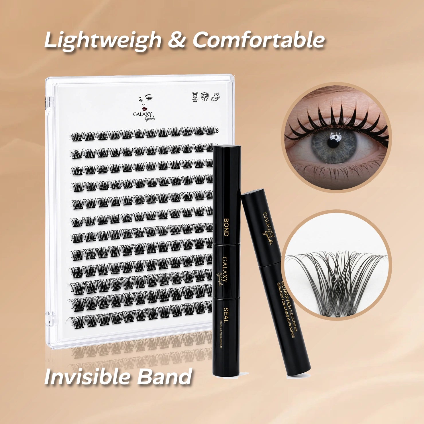 Galaxy Lash Clusters – Natural Volume (HY-2)